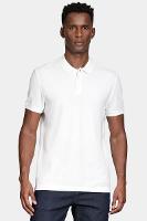 Polo Aramis Manga Curta Algodão Piquet Mescla Básica Branco - 1