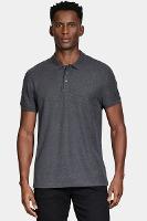 Polo Aramis Manga Curta Piquet Mescla Básica Grafite - 1