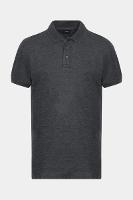 Polo Aramis Manga Curta Piquet Mescla Básica Grafite - 4