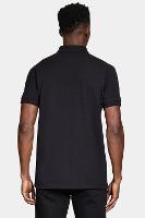 Polo Aramis Manga Curta Lisa Piquet Preto - 5