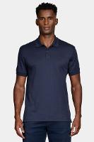 Polo Aramis Manga Curta Interlock Pima Navy - 1