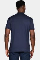 Polo Aramis Manga Curta Interlock Pima Navy - 3