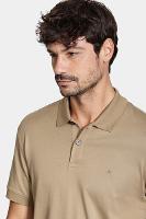 Polo Aramis Manga Curta Interlock Pima Areia - 2
