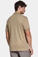 Polo Aramis Manga Curta Interlock Pima Areia - 3