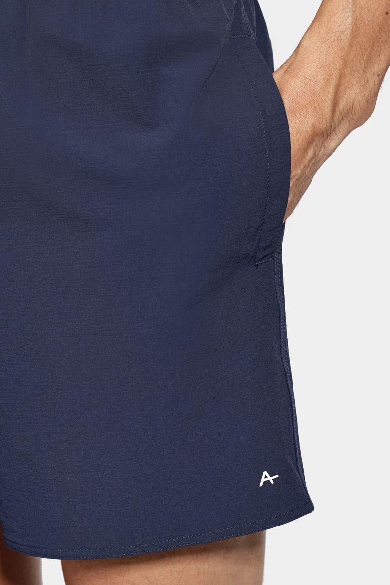 Shorts Aramis de Elástico Liso Maquinetado Marinho - 2