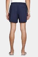 Shorts Aramis de Elástico Liso Maquinetado Marinho