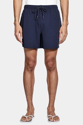 Shorts Aramis de Elástico Liso Maquinetado Marinho