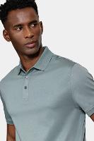 Polo Aramis Manga Curta Silk Blend Modal Menta - 3