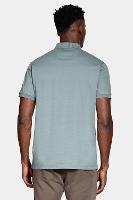 Polo Aramis Manga Curta Silk Blend Modal Menta