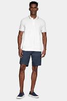 Polo Aramis Manga Curta Piquet Duplo Off White - 2