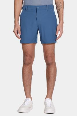 Shorts Aramis Tecnologico Com Fivela Azul Indigo
