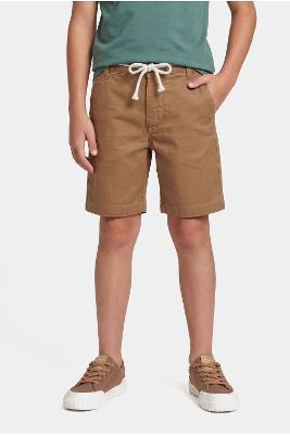 Bermuda Aramis Infantil Sarja Chino Maquinetada Caqui