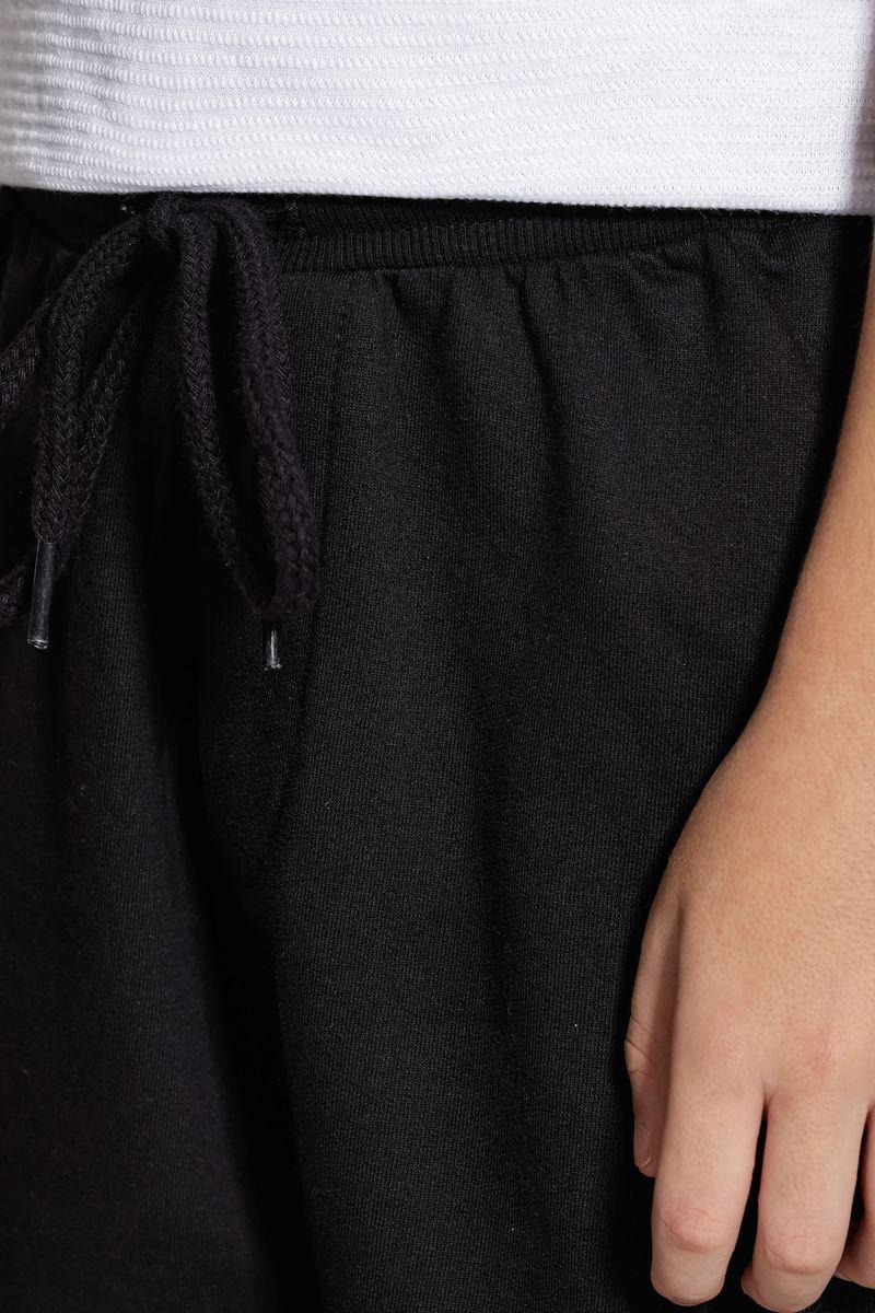 Bermuda Aramis Infanti lMoletom Reta Preto - 2