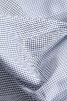 Camisa Aramis Slim Micro Xadrez Branco Com Azul - 4