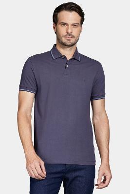 Polo Aramis Básica 4 Frisos Navy Com Navy