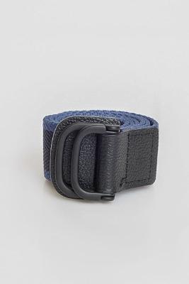 Cinto Aramis Cadarço Listra Marinho Com Preto