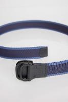 Cinto Aramis Cadarço Listra Marinho Com Preto - 3