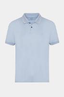 Polo Aramis Manga Curta Interlock Pima Topazio - 1