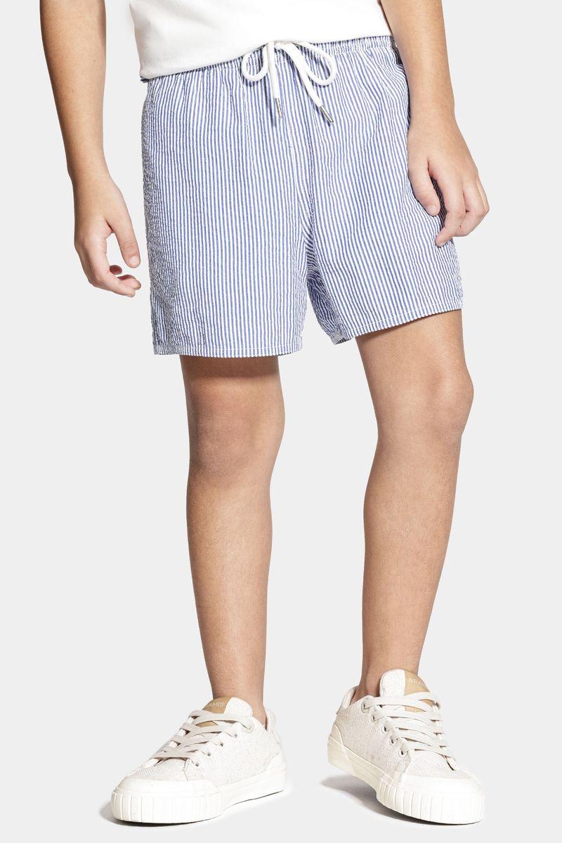 Short Aramis Infantil Praia  Listrado Navy Marinho - 1