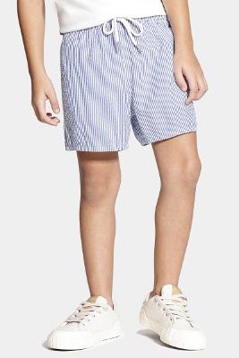 Short Aramis Infantil Praia  Listrado Navy Marinho