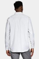 Camisa Aramis Manga Longa Regular  Branco e Cinza - 4