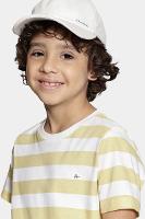 Camiseta Aramis Infantil Manga Curta Off White e Laranja - 2