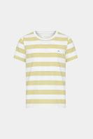 Camiseta Aramis Infantil Manga Curta Off White e Laranja - 4