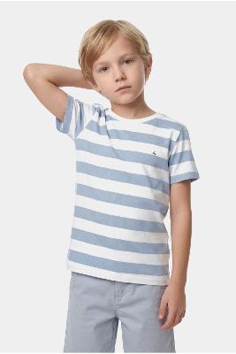 Camiseta Aramis Infantil Manga Curta  Listrada Off White
