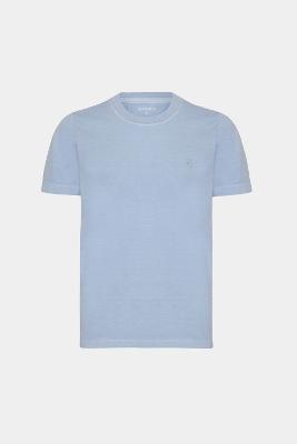 Camiseta Aramis Infantil Curta Stonada Azul