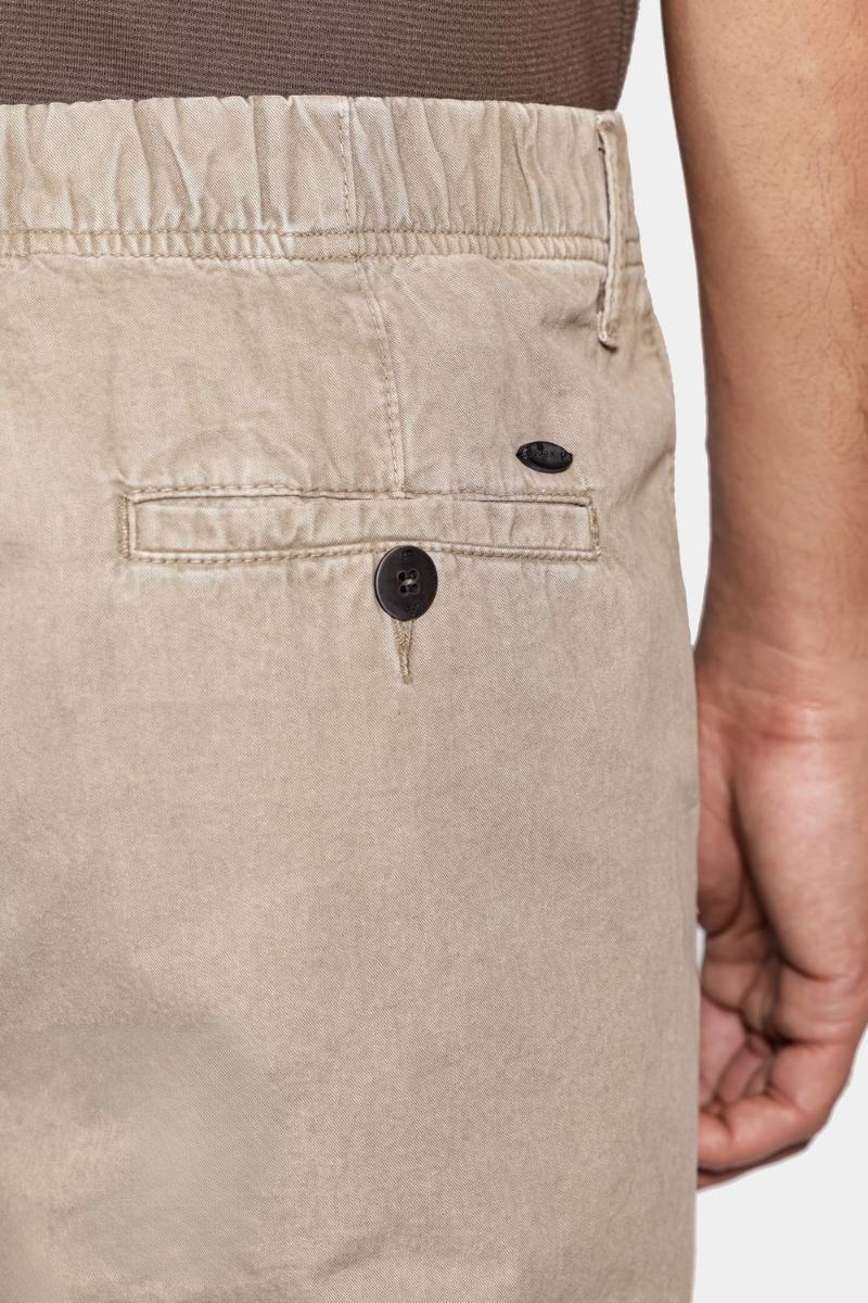 Bermuda Aramis Chino Clássica Estonada Verde Militar - 4