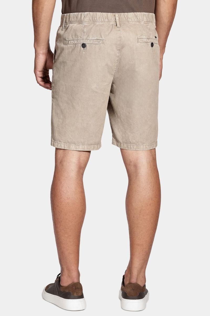 Bermuda Aramis Chino Clássica Estonada Verde Militar - 5