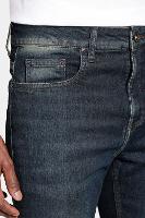 Calça Aramis Jeans Slim Blue Sobretinta Azul