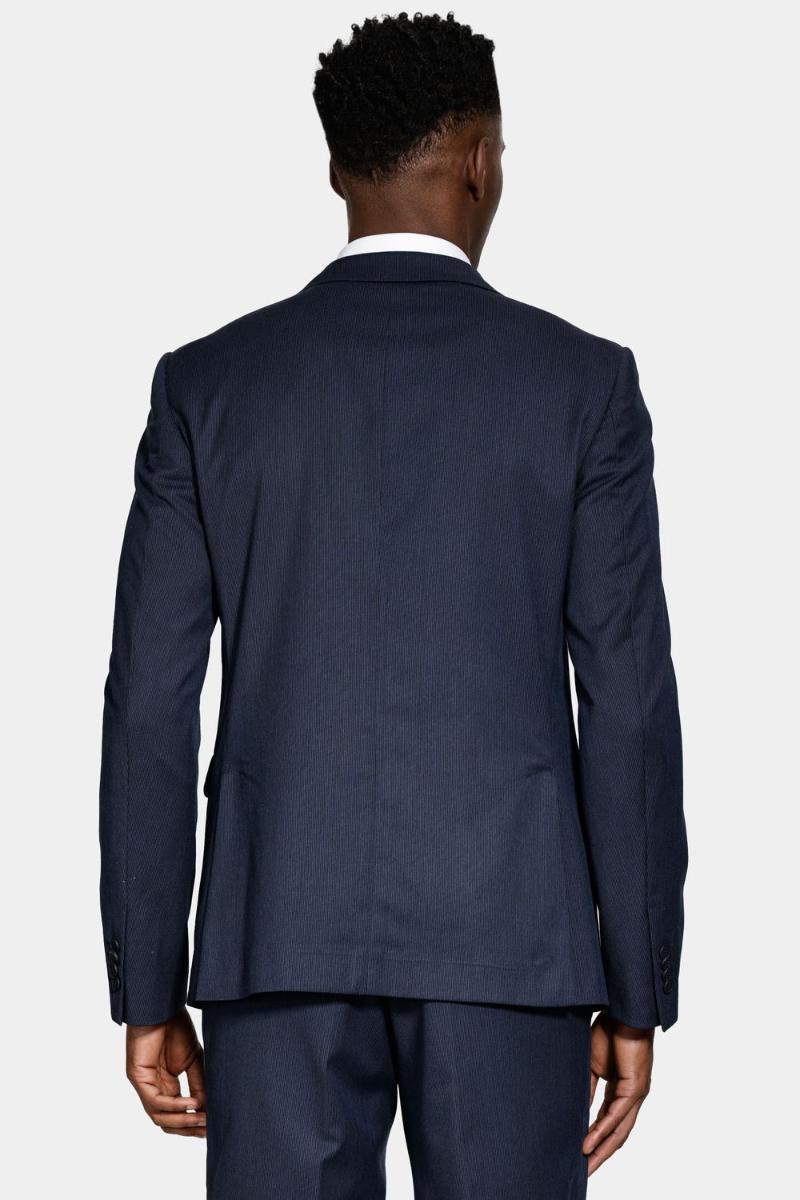 Costume Aramis Uper Slim Mini Xadrez Marinho - 5