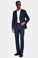 Costume Aramis Uper Slim Mini Xadrez Marinho - 2