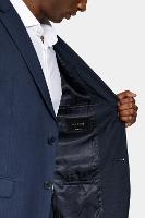 Costume Aramis Uper Slim Mini Xadrez Marinho