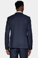 Costume Aramis Uper Slim Mini Xadrez Marinho - 5