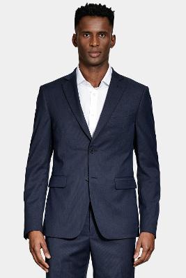 Costume Aramis Uper Slim Mini Xadrez Marinho