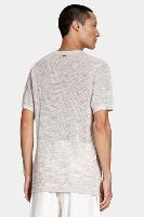 Camiseta Aramis Tricot Manga Curta Textura Natural