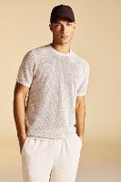 Camiseta Aramis Tricot Manga Curta Textura Natural - 6