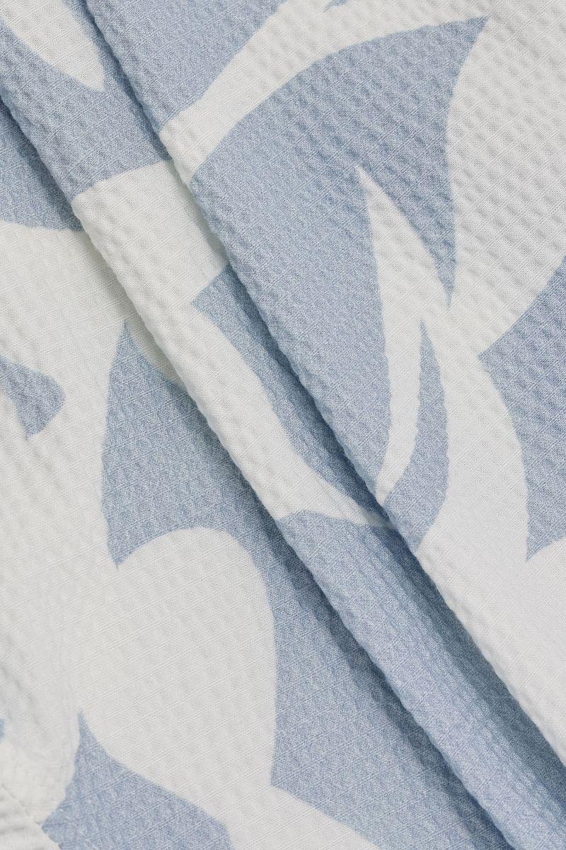 Camisa Aramis Infantil Regular Manga Curta  Azul e Branco - 7