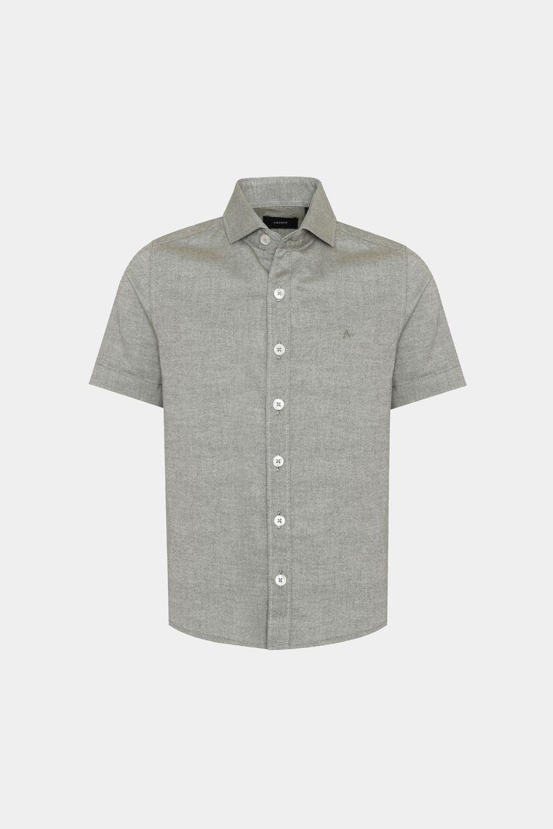 Camisa Aramis Infantil Regular Manga Curta Verde Medio - 5