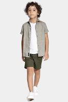 Camisa Aramis Infantil Regular Manga Curta Verde Medio - 2