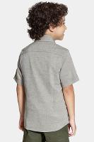 Camisa Aramis Infantil Regular Manga Curta Verde Medio