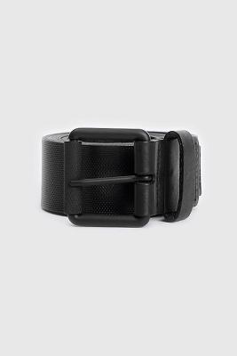 Cinto Aramis Couro Diamante Preto