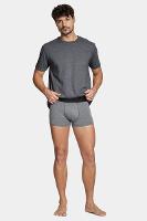 Kit 3 Cuecas Neo Boxer Cotton Cinza Mescla - 2