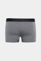 Kit 3 Cuecas Neo Boxer Cotton Cinza Mescla - 5
