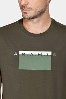 Camiseta Aramis Silk Quadrado Verde Militar - 3