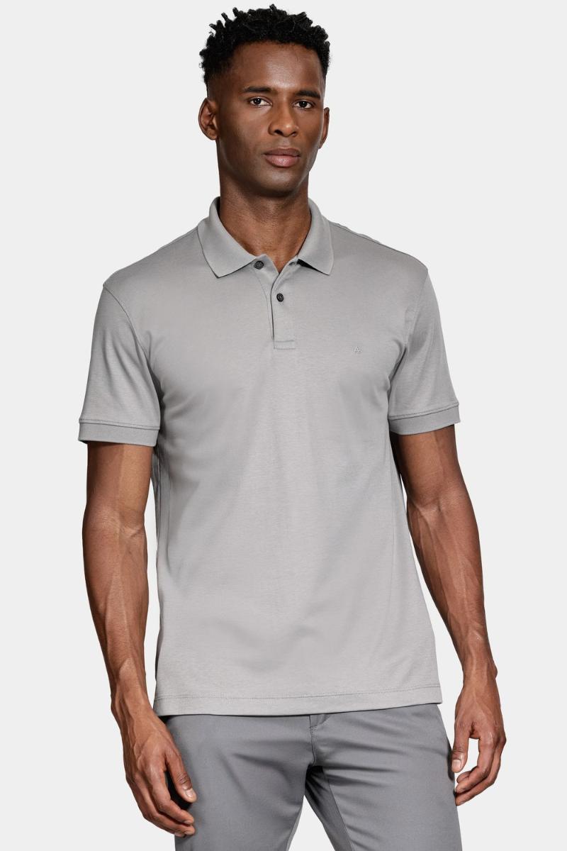 Polo Aramis Interlock Pima Granito - 2