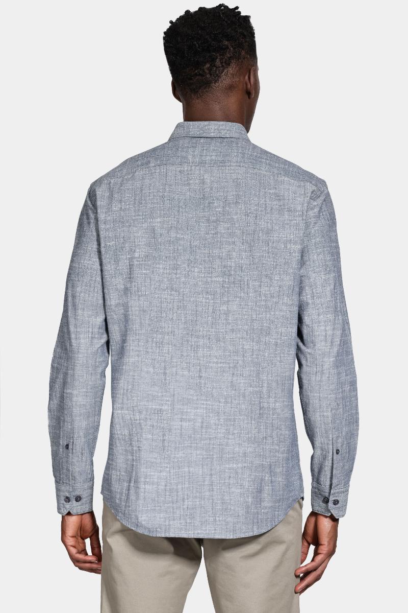 Camisa Aramis Manga Longa Regular Flamê Azul - 4