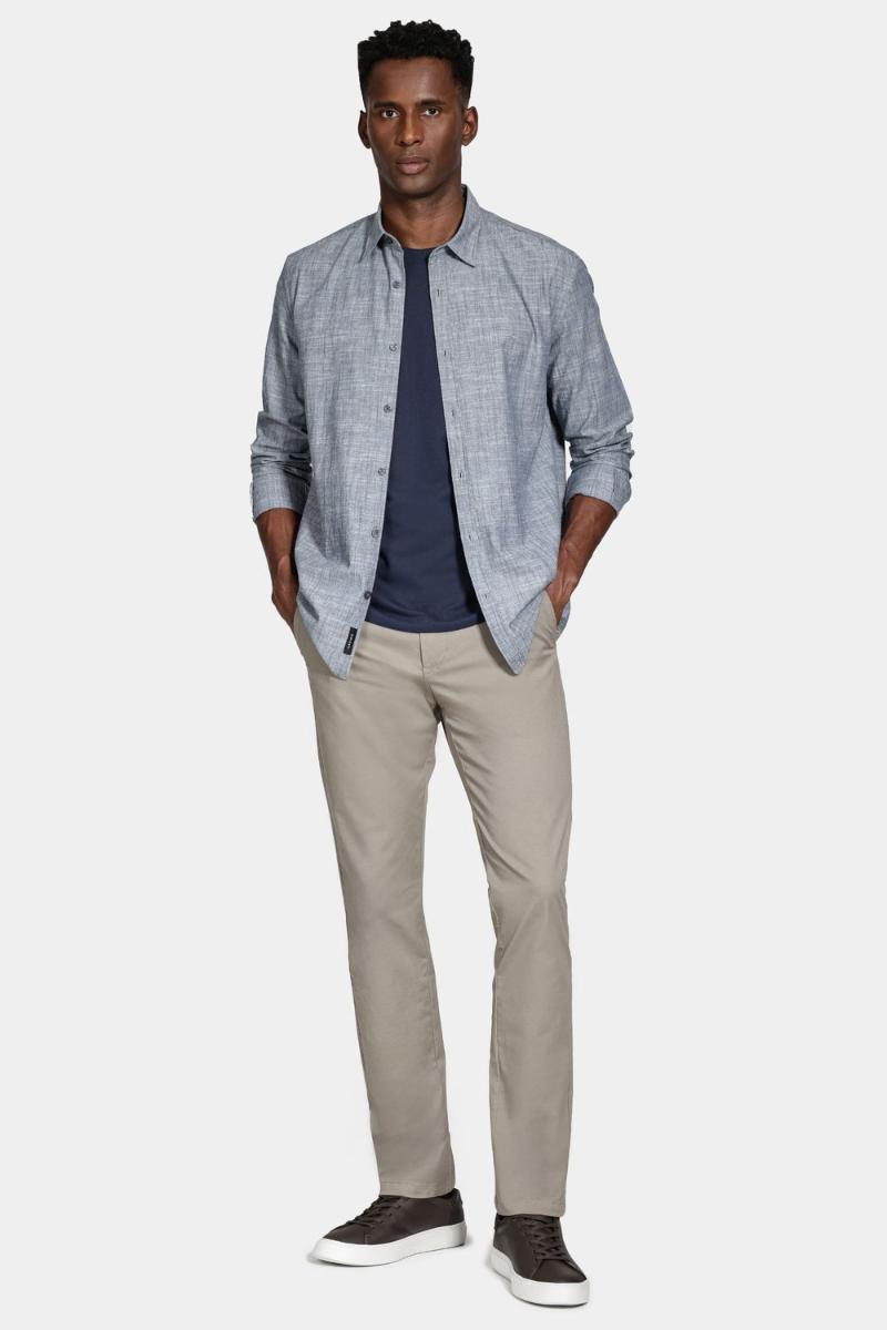 Camisa Aramis Manga Longa Regular Flamê Azul - 2